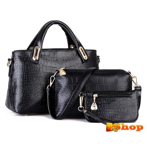 Elegant Faux Crocodile Leather Bags